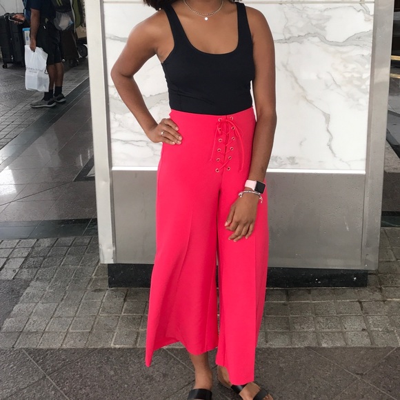 Pink petite Top Shop culotte - Picture 2 of 3